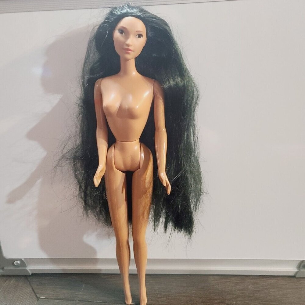 Vintage 90s Mattel Disney Pocahontas  Barbie Doll Reconditioned Hair - Picture 2 of 8